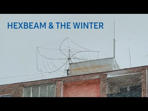 SNOW DAMAGED MY HEX-BEAM 🥶 & THE L'WIRE ANTENNAS