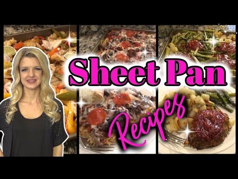 Easy & Delicious SHEET PAN Dinners | Budget Friendly Sheet Pan Meals | Dinner Recipe Inspiration