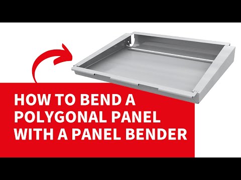 Salvagnini panel bender: automatic bending of a polygonal panel