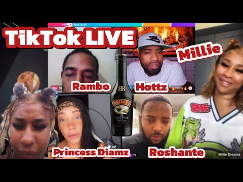 TikTok Live | What Happened at the Bar, Rambo? 🍸 ft Princess Diamz, Hottz, Rambo & Roshante