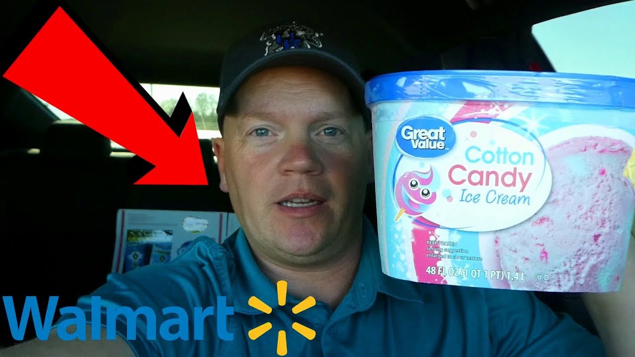Walmart Cotton Candy Ice Cream (Reed Reviews)
