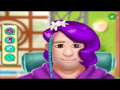 Crazy Spa Day With Daddy | Little Girl Helps Daddy MakeUp Verry Funny