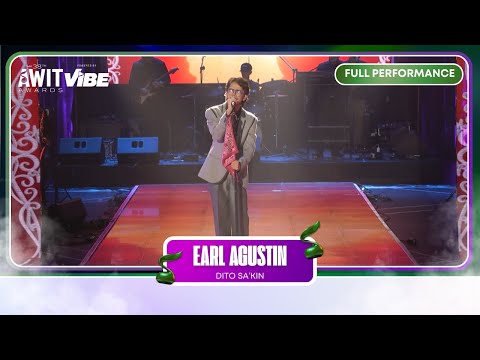 Earl Agustin - Dito Sa’kin | VIBE PH | 38TH AWIT AWARDS POWERED BY VIBE