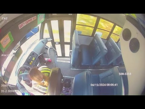 Video released of crash that destroyed home, left school bus driver unemployed