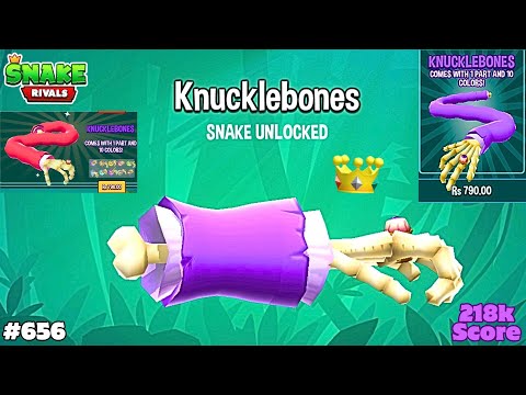 Snake Rivals | Snake Unlocked - KUCKULEBONES - Snake Gameplay | 218k Score | TheBeastGaming840