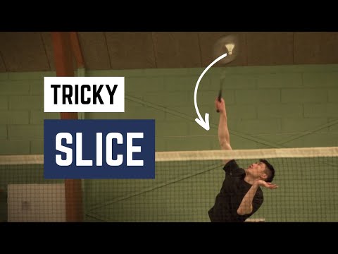 LEARN the STRAIGHT SLICE from the AROUND THE HEAD | Basic Feather | Badminton tutorial
