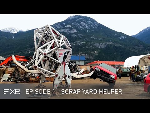 Mech Suit Field Trials - Episode 1 - Giant Mech Crushes a Car