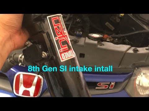 injen intake intall on Civic SI 2006 8th gen