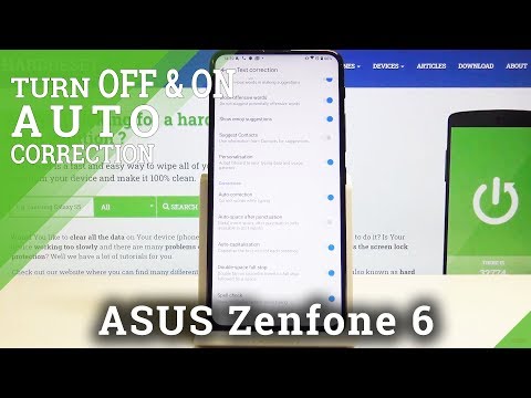How to Activate Autocorrection in ASUS Zenfone 6 – Text Replacement