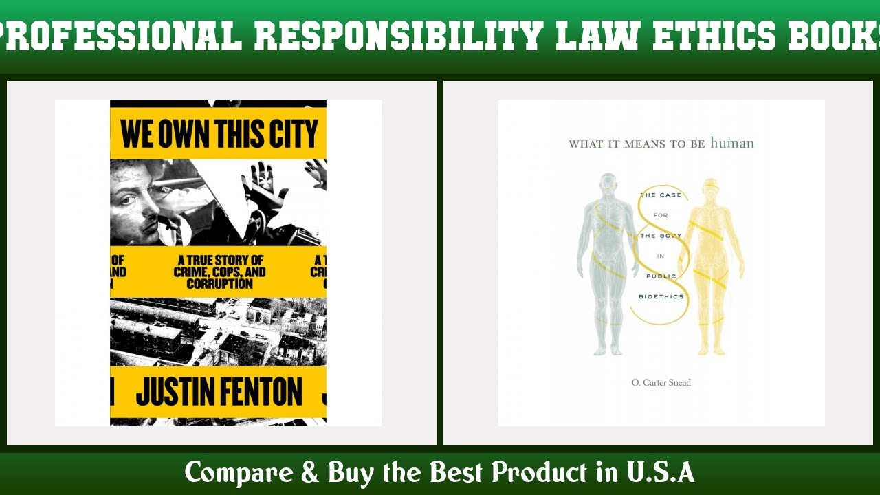 Top 10 Best Professional Responsibility & Law Ethics Books to Buy on Amazon USA | Price & Review
