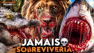 5 FERAS que você JAMAIS SOBREVIVERIA - VOL.1 | Derrotando Filmes