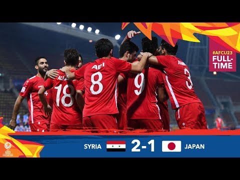 #AFCU23 : M11 SYRIA 2-1 JAPAN : HIGHLIGHTS