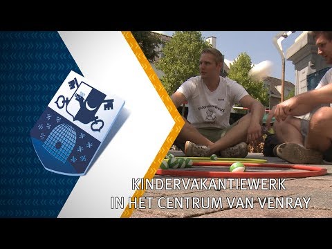 Kindervakantiewerk in het centrum van Venray - 12 juli 2018 - Peel en Maas TV Venray