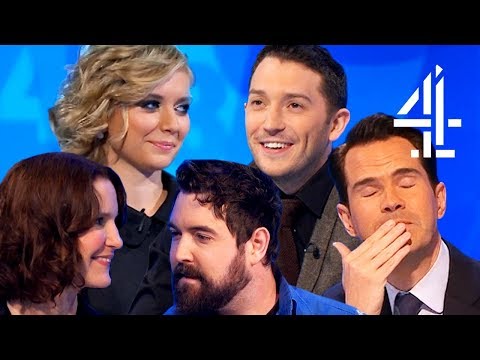 10匹の猫のうち8匹がカウントダウンをして、ロマンス＆我慢できないほどの性的な緊張感のすべての瞬間は! (ALL the Moments of ROMANCE & Unbearable Sexual Tension on 8 Out of 10 Cats Does Countdown!)