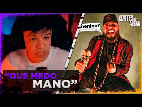 ARUAN REAGE A PERGUNTEI AO TATA CAVEIRA SE EU POSSO IR NA IGREJA! (CLONE) - Cortes do Aruan