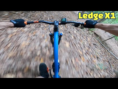 Mongoose Ledge X1 Upgraded Crazy trail & downhill bike ride this place is deadly!