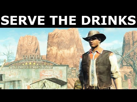 Fallout 4 Nuka World - Serve The Drinks To Death People - "High Noon At The Gulch" Quest