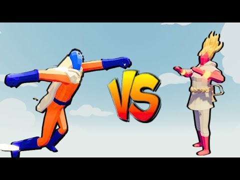 INVICIBLE SAITAMA vs UNSTOPPABLE SUPER PEASANT - Totally Accurate Battle Simulator TABS
