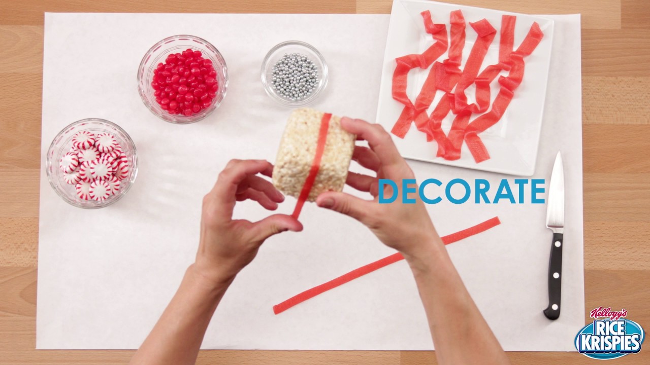 How to Make a Present Rice Krispies Treat