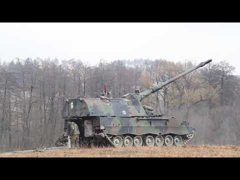 German PzH 2000 155mm Self-Propelled Howitzer|Bundeswehr Training| Military visioN|