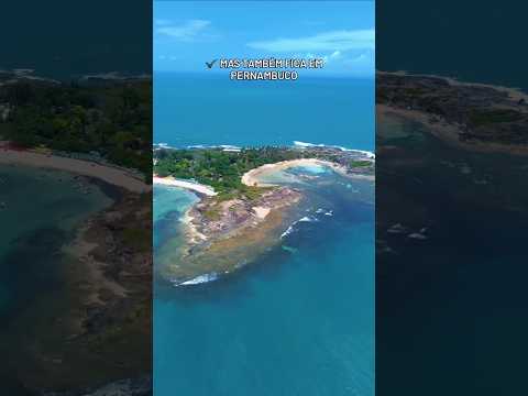 Essa ilha não é Fernando de Noronha, mas também fica em Pernambuco. Essa é a Ilha de Santo Aleixo!