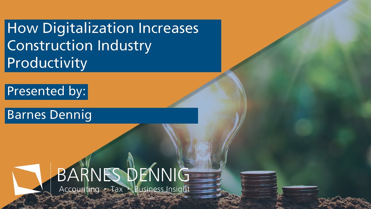 How Digitalization Increases Construction Industry Productivity