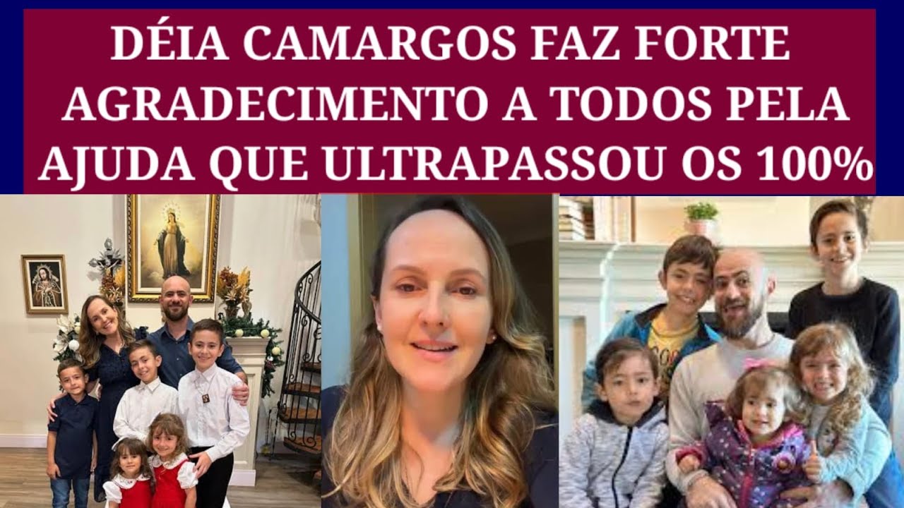 Déia Faz Forte Agradecimento Pela Ajuda Que Já Ultrapassou os 100%