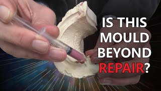SILICONE MOULD REPAIR - Bring an old mould back to life! [THE HAND OF FEAR]