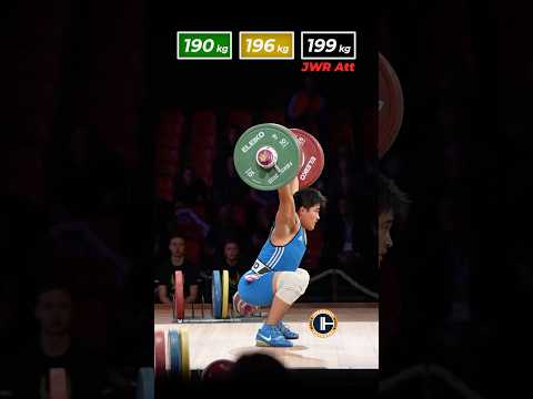 Yedige Yemberdi 🇰🇿 in the 79kg class: 190 / 196 / 199❌ kg