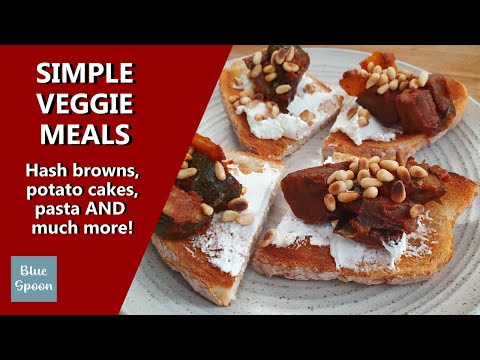 Vegetarian meal ideas | Hash browns, potato cakes, quesadilla | Lunch and dinner inspiration