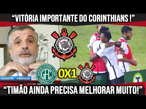 GUARANÍ 0 X 1 CORINTHIANS | "VITÓRIA IMPORTANTE DO TIMÃO NO PAULISTÃO ! ANÁLISE !"