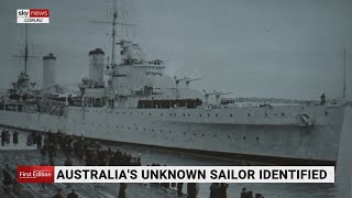 HMAS Sydney's Unknown Sailor finally identified