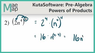 KutaSoftware: PreAlgebra- Powers Of Products And Quotients