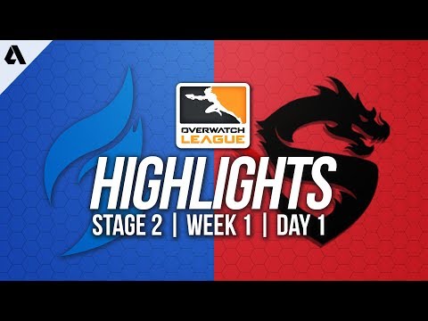 Dallas Fuel vs Shanghai Dragons | Overwatch League Highlights OWL Stage 2 Week 1 Day 1