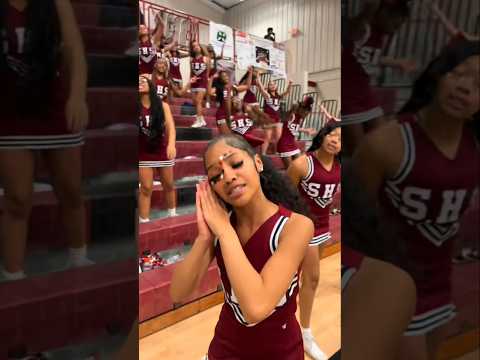 📣 You Make Us Go To Sleep #cheer #cheerleading #highschoolbasketball