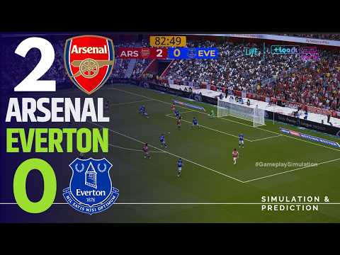 ⚽ Arsenal 2-0 Everton [HIGHLIGHTS] Premier League 26/27 ✅ | Match Simulation/Recreation