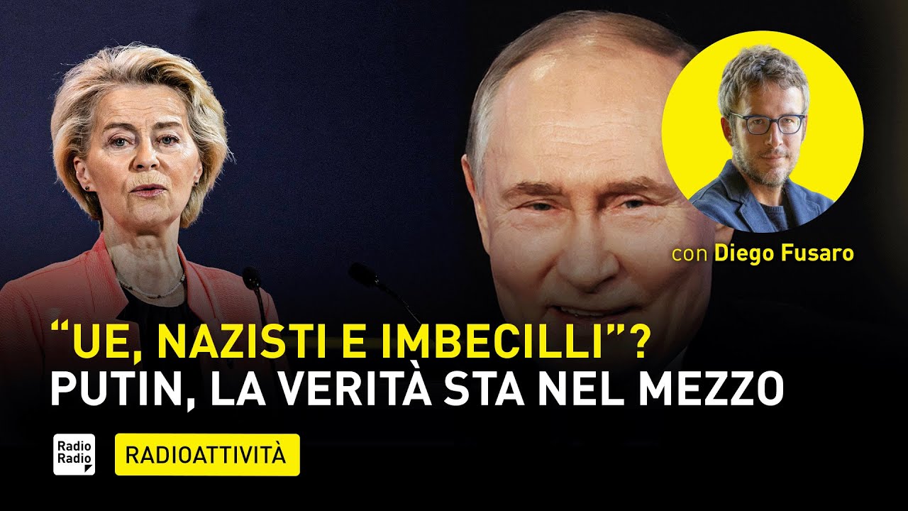 "Unione Europea: imbecilli e nazisti" ▷ Putin ha ragione, ma solo a metà