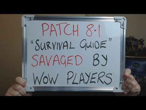 PATCH 8.1 Survival Guide SAVAGED by WoW Players !!