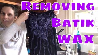 How To Remove Beeswax From A Batik At Home