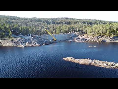 Barstadvatnet, dammen