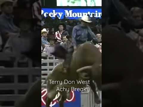 Terry Don West rides Achy Breaky to score 95 points