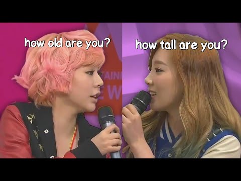 snsd's old variety shows are still the funniest