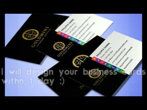professional eye catching business cards just for $5.