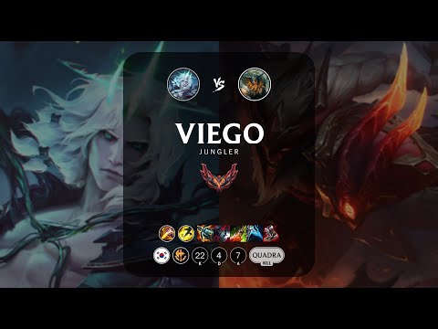 Viego Jungle vs Olaf - KR Grandmaster Patch 13.5