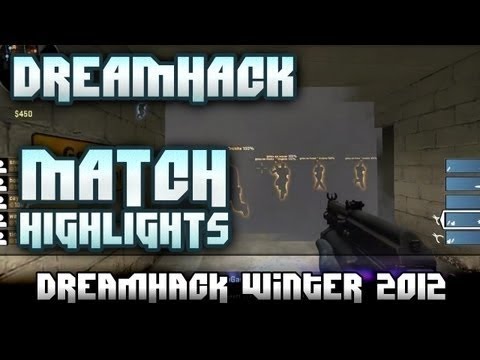 DreamHack Winter 2012 - Grand Final GeT_RiGhT 4 man player highlight - CS:GO