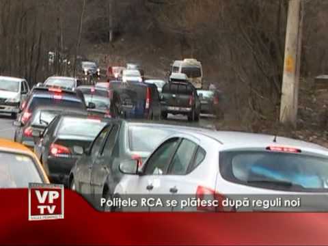 Poliţele RCA se plãtesc dupã reguli noi