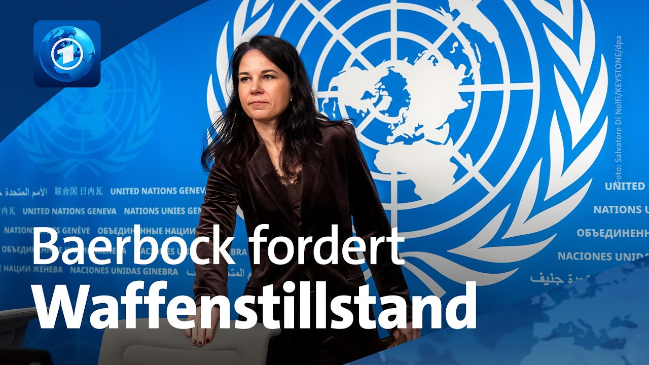 Baerbock fordert sofortigen Waffenstillstand in der Ukraine