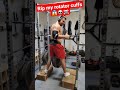 Shoulder SHREDDING Max Range of Motion PAUSE Dip with 135lbs!