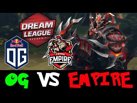 OG.Resolut1on Plays Chaos Knight Destroy Empire - OG vs Team Empire GAME1-  DreamLeague S7 DOTA 2