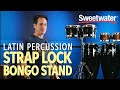 Latin Percussion Matador Strap Lock Bongo Stand Demo